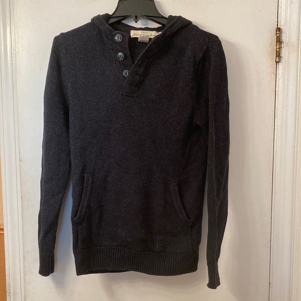 H&M Label of Graded Goods navy blue hooded sweater